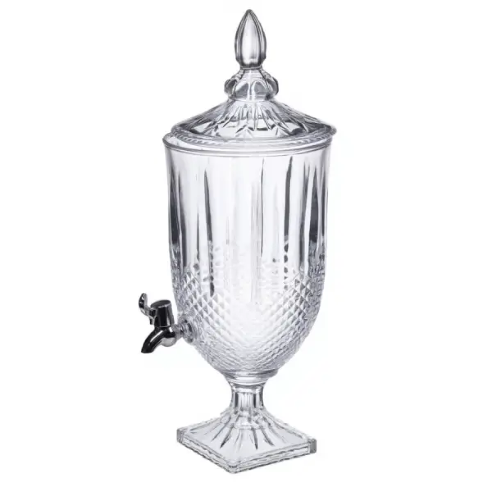 Изображение Лимонадница стеклянная 3 литра с краном и крышкой HP-19-299 ИМ Light-Deco 