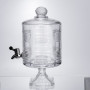 Изображение Лимонадница с краном на подставке стеклянная 4.5 л прозрачный HP-19-2 ИМ Light-Deco 7 