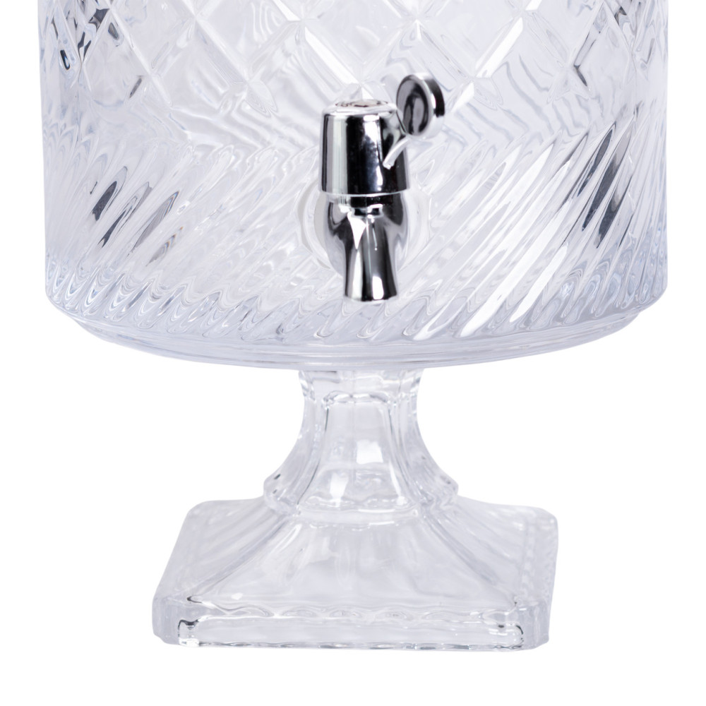 Изображение Лимонадница с краном на подставке стеклянная 4.5 л HP-19-4 ИМ Light-Deco 2 