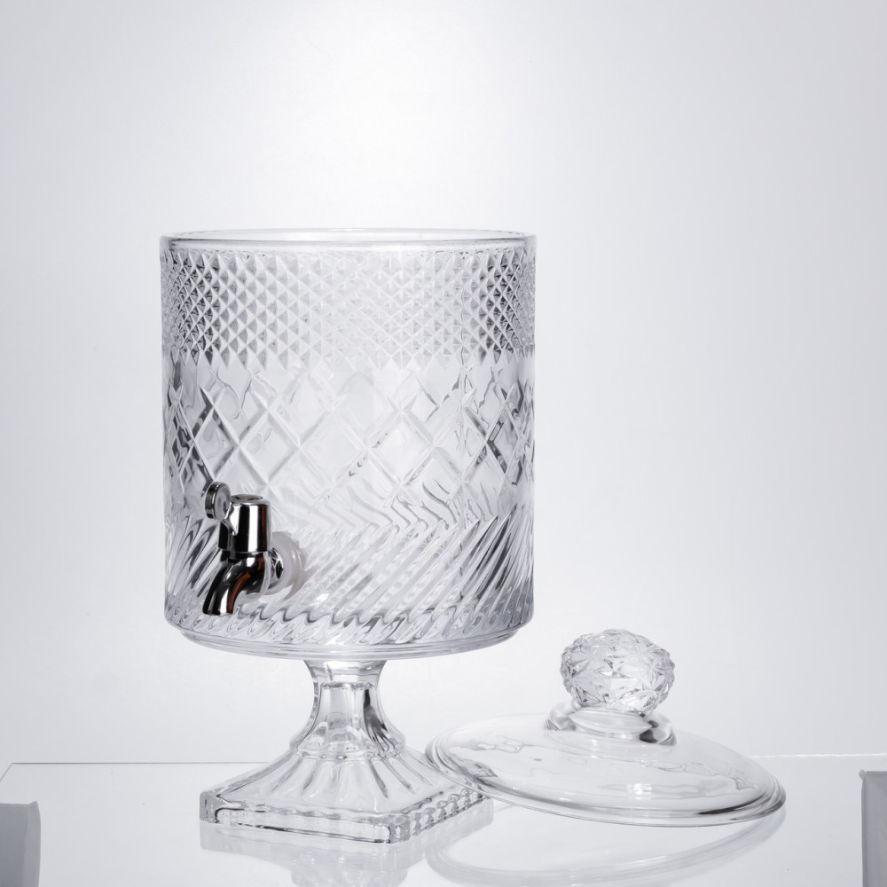 Изображение Лимонадница с краном на подставке стеклянная 4.5 л HP-19-4 ИМ Light-Deco 7 