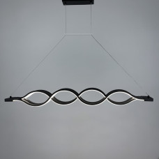 Люстра підвісна ЛЕД Light House LNF-17429 56W 100см BK чорна