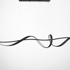 Люстра підвісна ЛЕД Light House LNF-17497 50W 120см BK чорна