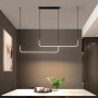 Изображение Люстра подвесная ЛЕД  Light House LNF-17383 55W 90см черная ИМ Light-Deco 