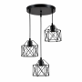 Изображение Люстра подвесная в стиле Лофт Light House SRS-20608/3 черная ИМ Light-Deco 1 