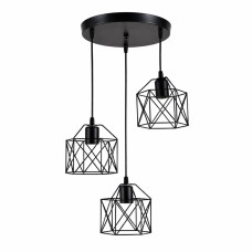 Люстра подвесная в стиле Лофт Light House SRS-20608/3 черная