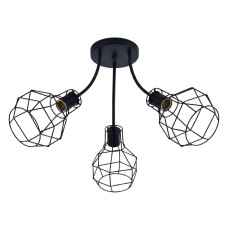 Люстра потолочная в стиле лофт Light House SRS-20563/3 черная