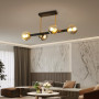 Изображение Люстра потолочная Light House SRS-19386/4A BK+GD цвет черный + золото, плафон дымчатый ИМ Light-Deco 1 