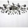 Изображение Стельова люстра з плафонами-пелюстками в корпусі сатин ИМ Light-Deco 4 