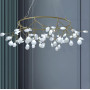 Зображення Об'ємна люстра на 63 пелюстки в золотистому корпусі ИМ Light-Deco 6 