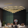 Изображение Незвичайна та ефектна золота люстра на 5 ярусів Ø 120 см ИМ Light-Deco 4 