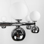Зображення Підвісна срібна кільцева люстра з плафонами ИМ Light-Deco 3 
