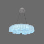 Зображення Підвісна люстра з білим футуристичним корпусом Ø50 см ИМ Light-Deco 5 