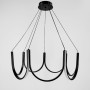 Изображение Підвісна світлодіодна чорна люстра ⌀ 70 см ИМ Light-Deco 
