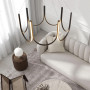 Изображение Підвісна світлодіодна чорна люстра ⌀ 70 см ИМ Light-Deco 7 