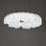 Зображення Підвісна люстра з білим футуристичним корпусом Ø50 см ИМ Light-Deco 1 