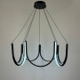 Изображение Підвісна світлодіодна чорна люстра ⌀ 70 см ИМ Light-Deco 3 