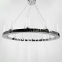 Зображення Підвісна срібна кільцева люстра RENNES ROUND 80 см 12 плафонів ИМ Light-Deco 