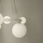 Зображення Кільцева люстра з 5 білими плафонами у білому корпусі ИМ Light-Deco 3 