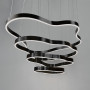 Зображення Вражаюча чорна люстра на 4 яруси 100+83+63+43 см ИМ Light-Deco 1 