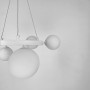 Зображення Кільцева люстра з 5 білими плафонами у білому корпусі ИМ Light-Deco 5 