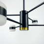 Зображення Дизайнерська LED люстра в чорному кольорі ИМ Light-Deco 1 