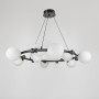 Зображення Кільцева люстра з 9 білими плафонами Ø 85 см ИМ Light-Deco 