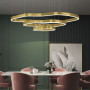Изображение Незвичайна та ефектна золота люстра на 3 яруси 80+64+43 см ИМ Light-Deco 6 