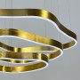 Изображение Незвичайна та ефектна золота люстра на 3 яруси 80+64+43 см ИМ Light-Deco 4 