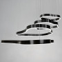 Зображення Вражаюча чорна люстра на 4 яруси 100+83+63+43 см ИМ Light-Deco 