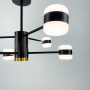 Зображення Дизайнерська LED люстра в чорному кольорі ИМ Light-Deco 7 