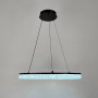 Зображення Чорна кільцева люстра з епоксидною смолою Ø 60 см ИМ Light-Deco 