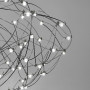 Изображение Невагома оригінальна люстра у срібному корпусі Ø 85х50 см ИМ Light-Deco 1 