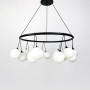 Зображення Люстра-кільце підвісне Light House LNF-17454/14 BK чорне (цоколь G9) ИМ Light-Deco 2 