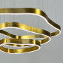 Изображение Незвичайна та ефектна золота люстра на 3 яруси 80+64+43 см ИМ Light-Deco 1 