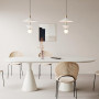 Изображение Елегантна підвісна люстра із білим плафоном ИМ Light-Deco 3 