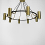 Зображення Люстра підвісна Light House LNF-17439/8 BK+AB латунь (цоколь GU10) ИМ Light-Deco 4 