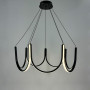 Изображение Підвісна світлодіодна чорна люстра ⌀ 70 см ИМ Light-Deco 4 