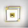 Зображення Стельова люстра LED Light House LNF-17458 80W GD+WT біло-золота зі спотом (цоколь GU10) квадратної форми ИМ Light-Deco 2 