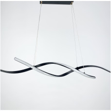 Люстра підвісна ЛЕД Light House LNF-17432 56W 120см BK чорна