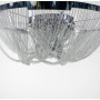 Зображення Стельова хромована люстра з переплетеними ланцюжками ИМ Light-Deco 9 
