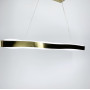 Зображення Дизайнерська видовжена люстра у латунному каркасі ИМ Light-Deco 