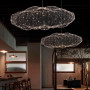 Изображение Декоративна люстра-хмаринка LED CLOUD у срібному корпусі 120х63 см ИМ Light-Deco 4 