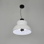 Изображение Люстра у чорному корпусі з білим абажуром Ø 40 см ИМ Light-Deco 1 