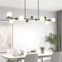 Изображение Видовжена люстра з 9 білими плафонами довжиною 115 см ИМ Light-Deco 5 