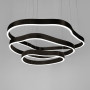 Изображение Незвичайна та ефектна чорна люстра на 3 яруси 80+64+43 см ИМ Light-Deco 2 