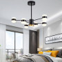 Изображение Дизайнерська LED люстра в чорному кольорі ИМ Light-Deco 8 