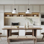 Изображение Люстра у чорному корпусі з білим абажуром Ø 40 см ИМ Light-Deco 6 