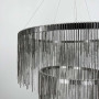 Зображення Хромована люстра з ланцюжками на 2 яруси Ø 80+50 см ИМ Light-Deco 8 