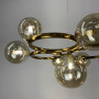 Изображение Латунна люстра Gorizia на 12 янтарних плафонів ИМ Light-Deco 2 