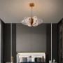 Зображення Золота люстра на 6 пластин з іскристого акрилу Ø65 см ИМ Light-Deco 6 